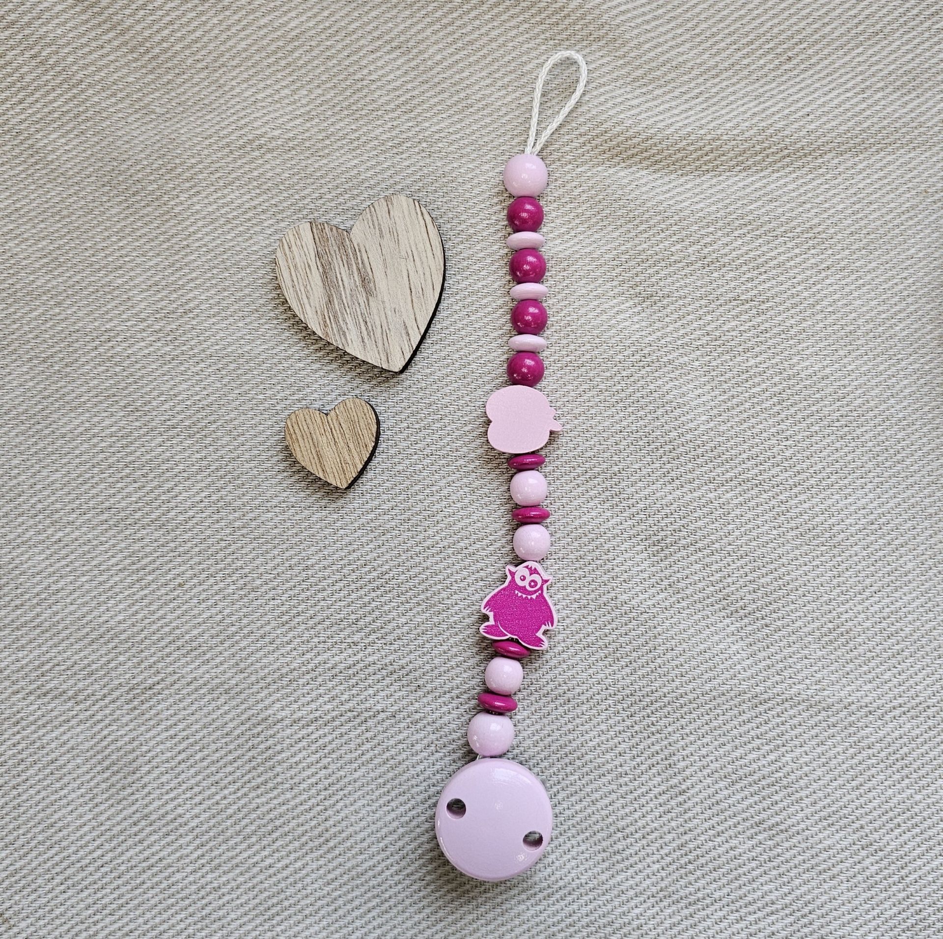 Pink pacifier chain craft kit II